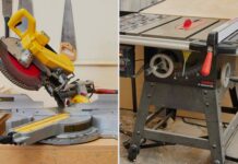 Лобзик (Miter Saw) проти циркулярної пилки (Table Saw): що вибрати за бюджетом та розміром проекту?